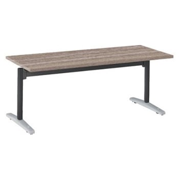Livesミーティングテーブル T字脚天板フラップ/矩形 1800×750×720 オカムラ(岡村製作所)