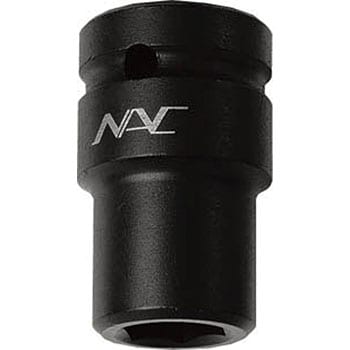 412D ソケット ショートタイプ 12PT 差込角12．7x対辺12mm 1個 NAC