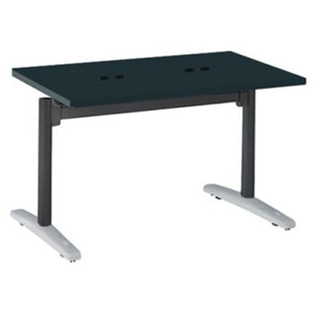 Livesミーティングテーブル T字脚天板フラップ/矩形 1200×750×720 CU付 オカムラ(岡村製作所)