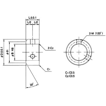 SC 1208S スタンダードセットカラーSUS304 1個 岩田製作所 【通販