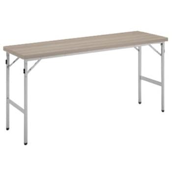 8186KC MX62 折りたたみテーブル 幕板なし・棚なし 1500W600D シルバーフレーム オカムラ(岡村製作所) 06944799