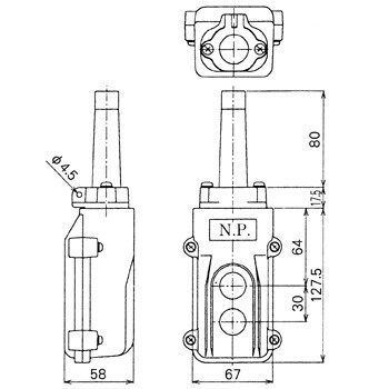 ホイスト用押ボタン開閉器(直接操作用) COB270シリーズ