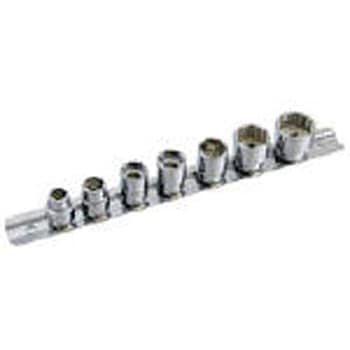 3/8DR．7PC．シャローソケットハンガーセット インチサイズ Pro-Auto