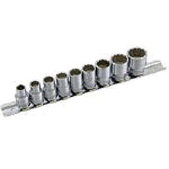 3/8DR．9PC．ウェーブソケットハンガーセット 12PT Pro-Auto