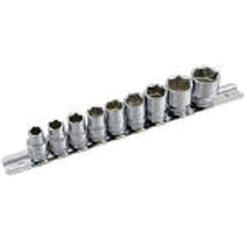 3/8DR．9PC．ウェーブソケットハンガーセット 6PT Pro-Auto