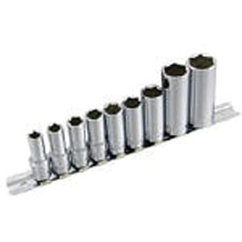 3/8DR．9PC．ウェーブディープソケットハンガーセット Pro-Auto