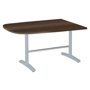 87AFEL MDA3 Livesミーティングテーブル T字脚天板固定/台形 1500×900×720 オカムラ(岡村製作所) 06946025