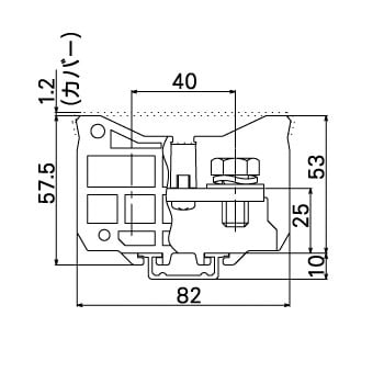 TX200 レール式端子台 TXシリーズ 1箱(3個) パトライト(旧春日電機