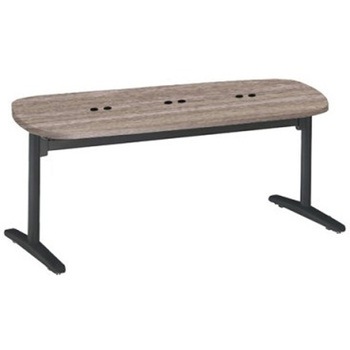 87AHHM MES1 Lives�~�[�e�B���O�e�[�u�� T���r�V�t���b�v/�ȉ~�` 1800�~900�~720 CU�t �I�J����(�������쏊) �L���X�^�[�L �����~�����ϔ� 06947721