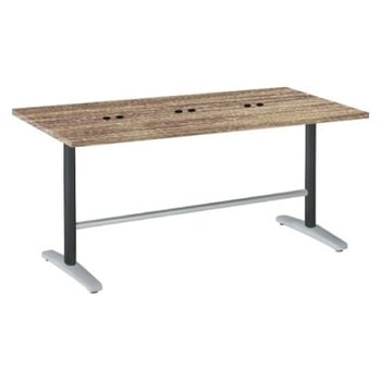 87AFFM MEW2 Livesミーティングテーブル T字脚天板固定/矩形 1800×900×720 CU付 オカムラ(岡村製作所) 06948247