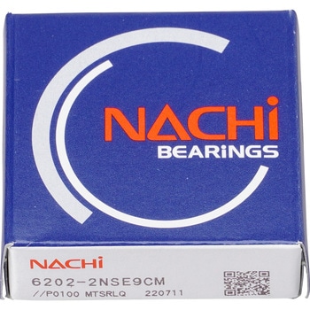 単列深溝玉軸受 6200番台 2NSE (両側接触ゴムシール形) NACHI(不二越)