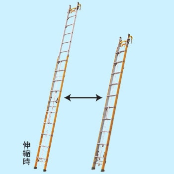 2-6KS(1) NTT仕様 二連スライドはしご 1台 ナカオ 【通販モノタロウ】