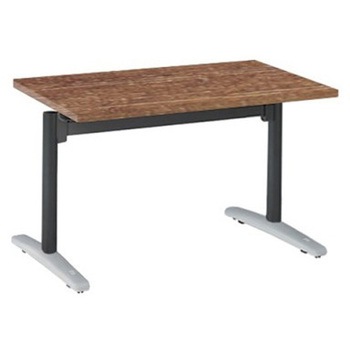 87AHAF MEW3 Livesミーティングテーブル T字脚天板フラップ/矩形 1200×750×720 オカムラ(岡村製作所) 06962710