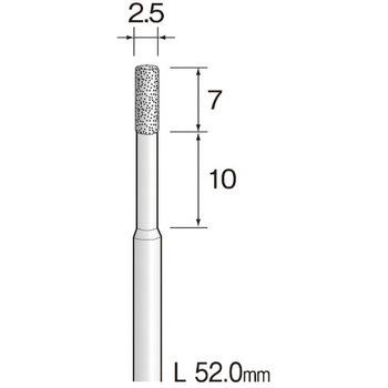 ミニモ 電着ダイヤモンドバー AD2400 ミニター