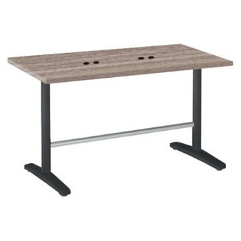 87AFFG MES1 Livesミーティングテーブル T字脚天板固定/矩形 1500×750×720 CU付 オカムラ(岡村製作所) 06963541