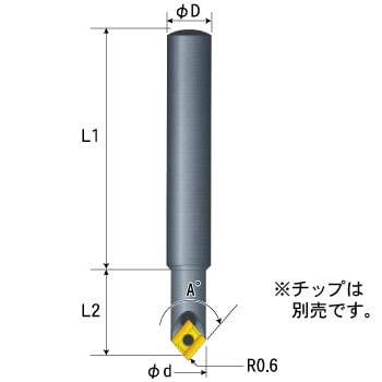 特選/公式 富士元 モミメン ４５° シャンクφ１６ SC1645C 5003 - DIY・工具