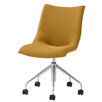 8145RY FXW7 8145チェア 5本脚 肘無 張りぐるみ メッキフレーム ナイロン双輪 オカムラ(岡村製作所) 06965528