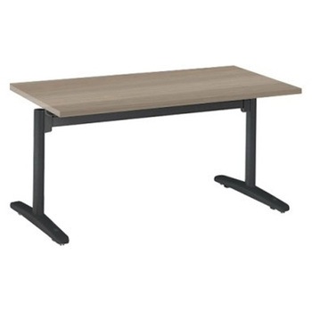 87AHAG MDA5 Livesミーティングテーブル T字脚天板フラップ/矩形 1500×750×720 オカムラ(岡村製作所) 06967025