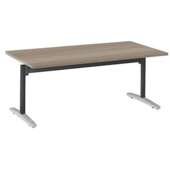 87AHAM MEV2 Livesミーティングテーブル T字脚天板フラップ/矩形 1800×900×720 オカムラ(岡村製作所) 06967400