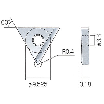 TM32GUR HSS チップ TM32GUR 1箱(3個) 富士元工業 【通販サイトMonotaRO】