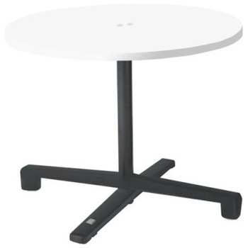 87AEGJ MAS1 Livesミーティングテーブル 単柱脚天板フラップ/丸形 900Φ×720 CU付 オカムラ(岡村製作所) 06967716