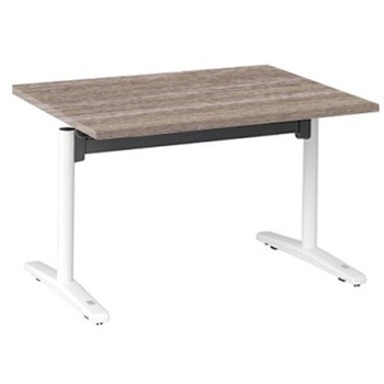 87AHAK MET1 Livesミーティングテーブル T字脚天板フラップ/矩形 1200×900×720 オカムラ(岡村製作所) 06967786