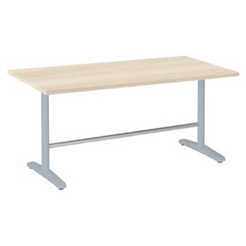 87AFFM MDA1 Livesミーティングテーブル T字脚天板固定/矩形 1800×900×720 CU付 オカムラ(岡村製作所) 06968355