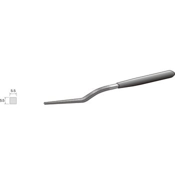 ミニモ コテヤスリ クランク型 ミニター