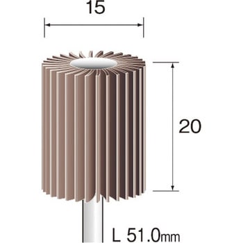 ミニモ ラジアルサンダー#120 Φ15 ミニター フェルトバフ 【通販
