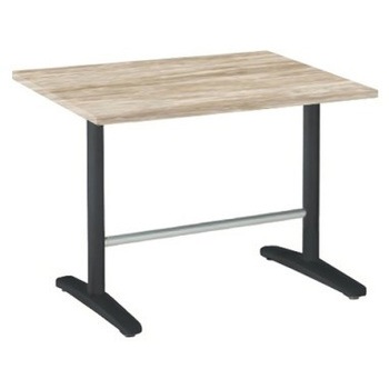 87AFAK MES4 Livesミーティングテーブル T字脚天板固定/矩形 1200×900×720 オカムラ(岡村製作所) 06976780