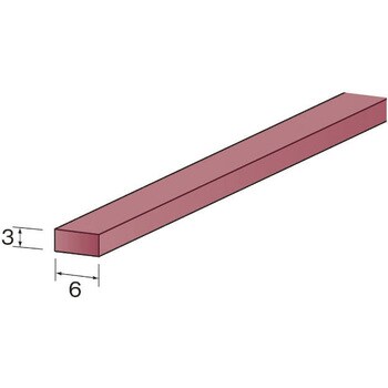 ミニモ RD2301 ルビーストーン 細目 3×6mm-