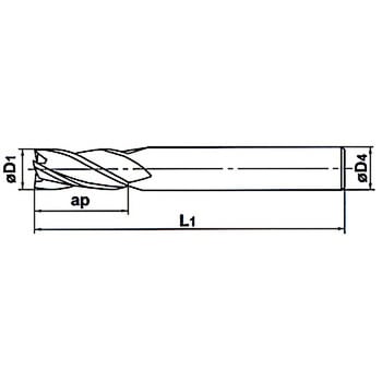 MS4MCD1200 4枚刃MSTARエンドミル(M) 1本 三菱マテリアル 【通販サイト