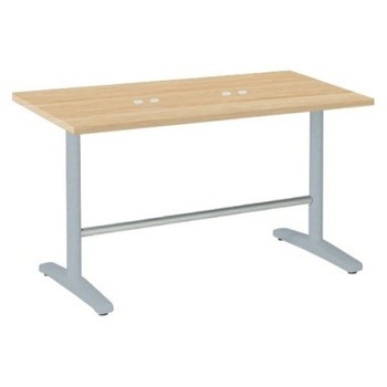 87AFFG MQ87 Livesミーティングテーブル T字脚天板固定/矩形 1500×750×720 CU付 オカムラ(岡村製作所) 06994447