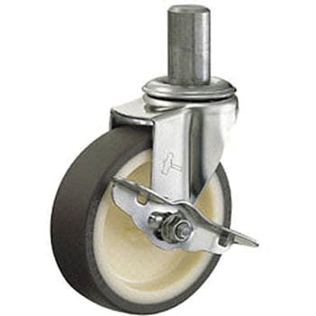 EKシリーズオールステンレス自在SP付ウレタンB車125mm ハンマーキャスター