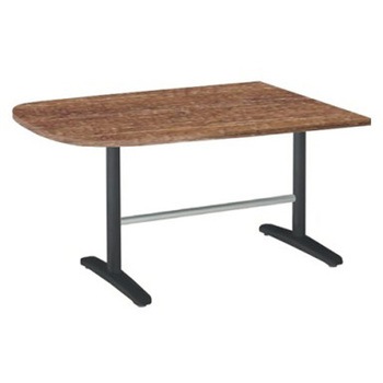 87AFEL MES3 Livesミーティングテーブル T字脚天板固定/台形 1500×900×720 オカムラ(岡村製作所) 06997561