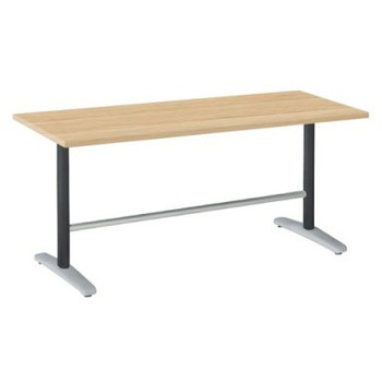 87AFAH MEV7 Livesミーティングテーブル T字脚天板固定/矩形 1800×750×720 オカムラ(岡村製作所) 06998410