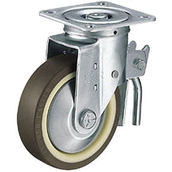 Sシリーズ自在トータルロック付ウレタンB車100mm ハンマーキャスター