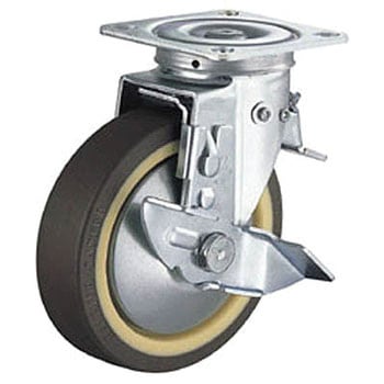 Sシリーズ方向規制自在SP付ウレタン車125mm ハンマーキャスター