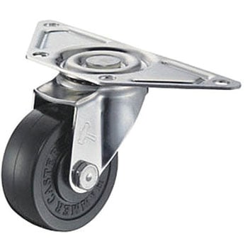 Sシリーズコーナータイプ自在ゴム車50mm ハンマーキャスター