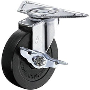 Eシリーズコーナータイプ自在SP付ゴムB車100mm ハンマーキャスター