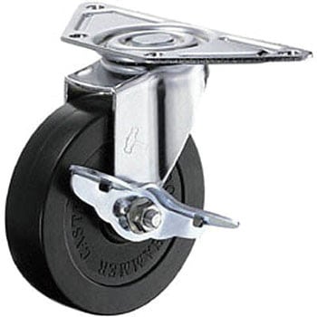Eシリーズコーナータイプ自在SP付ゴムB車125mm ハンマーキャスター