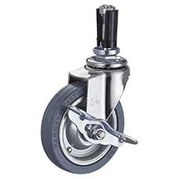 4154EU-PR100 EUシリーズ自在SP付プレスタイヤ車100mm ハンマーキャスター 07004393