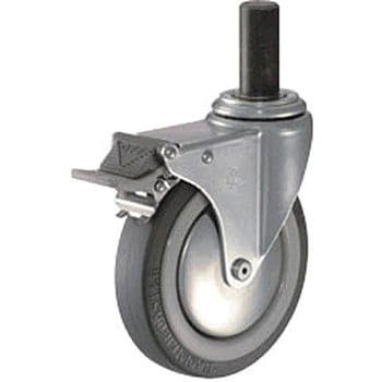 MKシリーズ自在SP付ウレタンB車125mm ハンマーキャスター