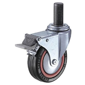MKシリーズ自在SP付ゴムB車75mm ハンマーキャスター
