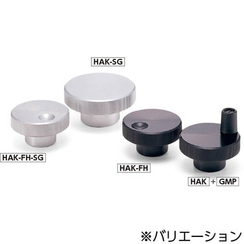 ローレットハンドル(リーマ穴・取付穴なし) NBK(鍋屋バイテック会社)