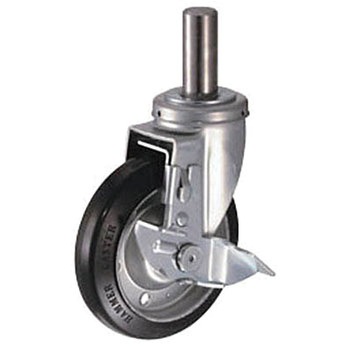 SKシリーズ自在SP付ゴムB車150mm ハンマーキャスター