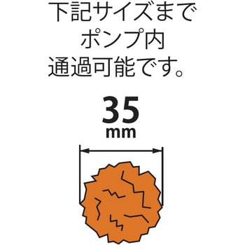 PZ-550 汚物用水中ポンプ 口径40・50ミリ PZシリーズ 1台 工進 【通販