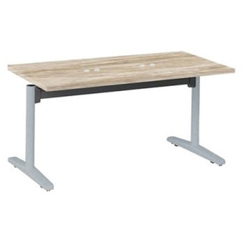 Livesミーティングテーブル T字脚天板フラップ/矩形 1500×750×720 CU付 オカムラ(岡村製作所)