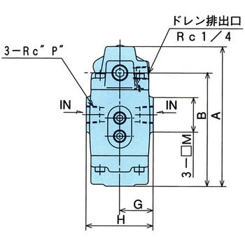 CG-T03-3-21 圧力制御弁 1台 NACHI(不二越) 【通販サイトMonotaRO】