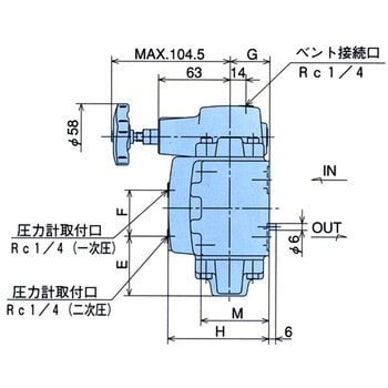 CG-G03-3-21 圧力制御弁 1台 NACHI(不二越) 【通販サイトMonotaRO】